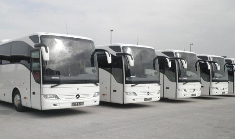 Denmark: Bus company in Næstved, Region Zealand